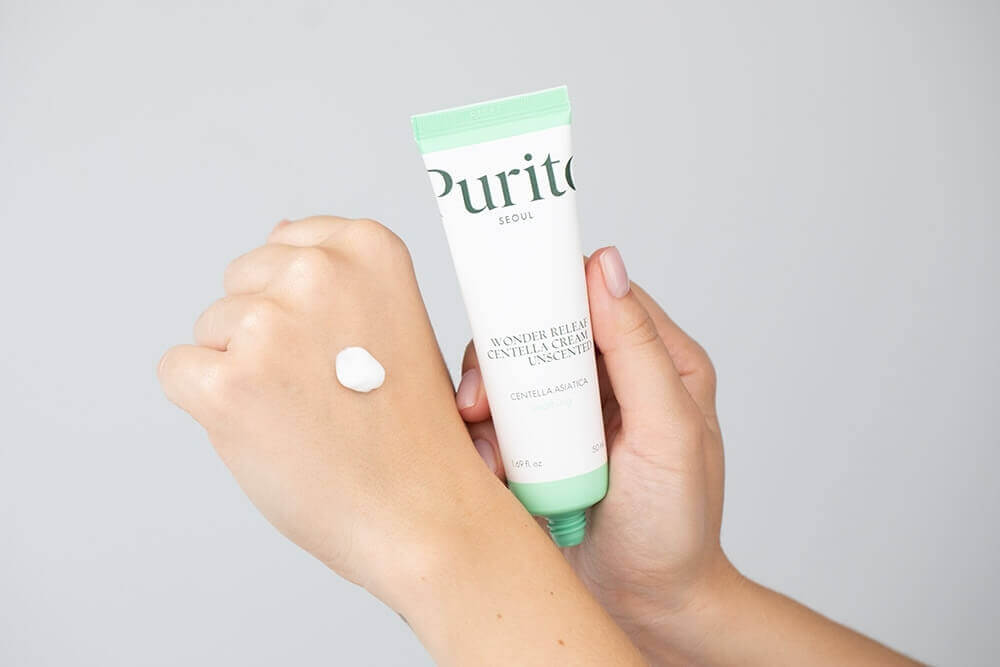 Purito Seoul Wonder Releaf Centella Cream Unscented Bezzapachowy krem z ekstraktem z wąkroty azjatyckiej 50 ml