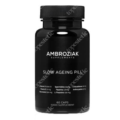 Dr Ambroziak Slow Ageing Pill Suplement diety spowalniający procesy starzenia 60 kaps