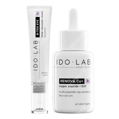 Ido Lab Anti Age Set ZESTAW Serum z peptydem miedziowym 30 ml + Serum pod oczy 15 ml