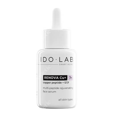 Ido Lab RENOVA Cu+ Multi-Peptide Rejuvenating Face Serum Odmładzająco - regenerujące serum z peptydem miedziowym 30 ml