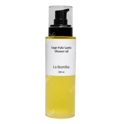 La Bomba Sage Palo Santo Shower Oil Olejek pod prysznic o zapachu drzewnego kadzidła z nutą szałwi, geranium i lawendy 100 ml