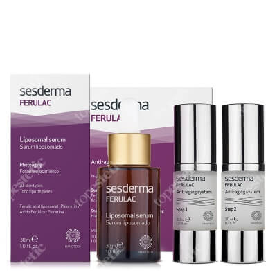 Sesderma Liposomal Ferulac Anti-Aging System + Ferulac Liposomal Serum ZESTAW ZESTAW Krem 30 ml + 30 ml + Serum liposomowe 30 ml
